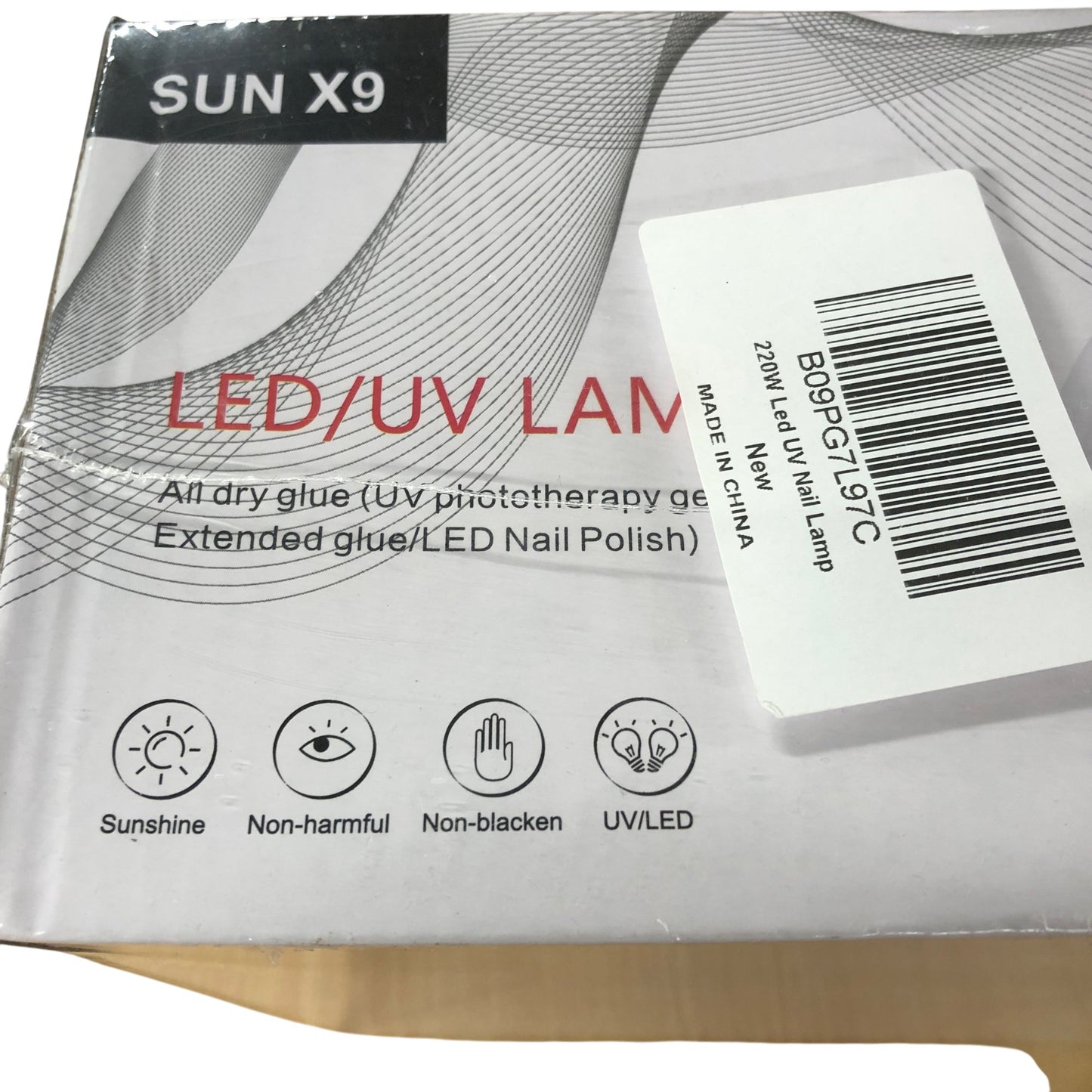 SUN X9 Professional LED UV Nail Dryer Lamp Gel Polish 220W