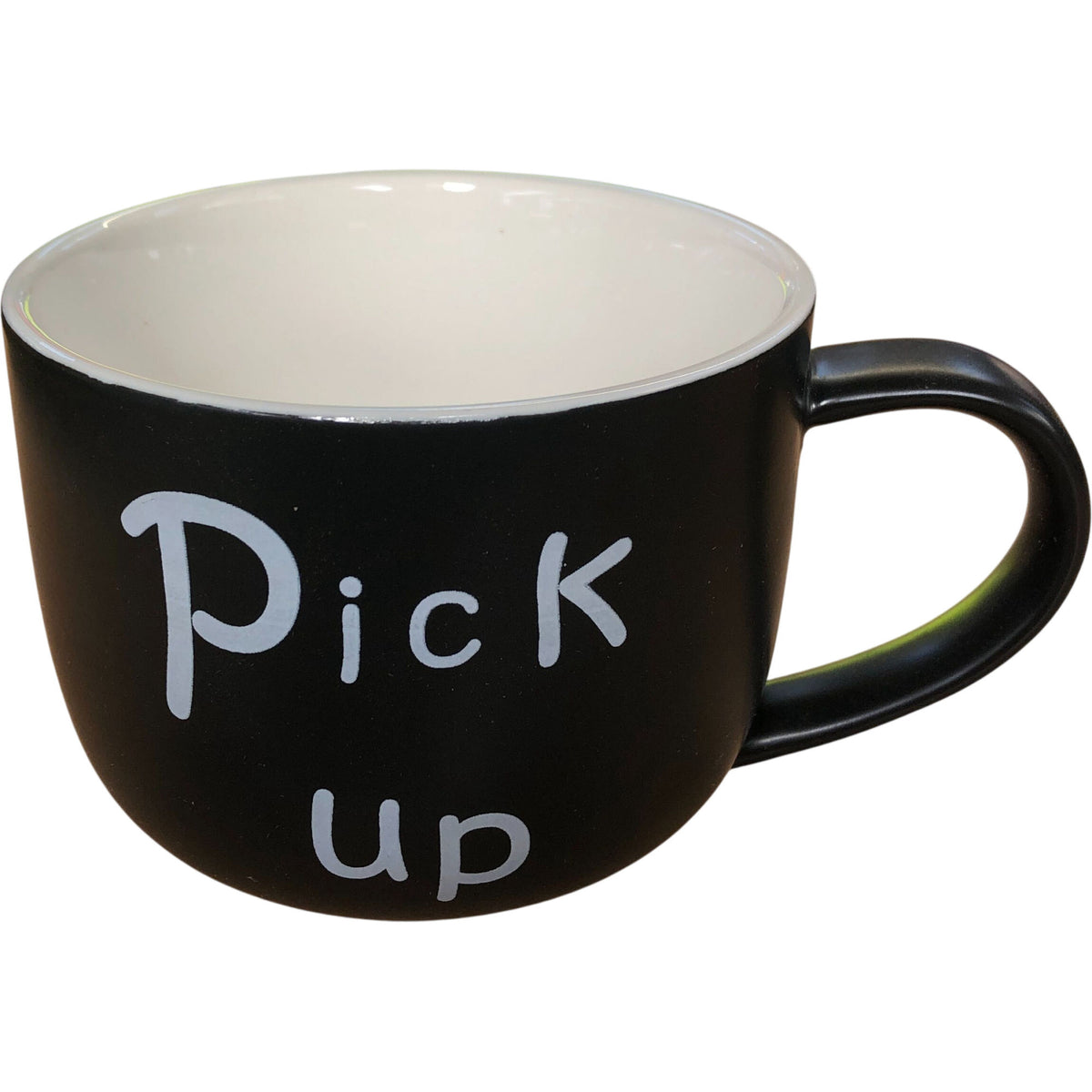 Set of Four Mugs Good Night Promise Me Pick Up A Little Sweet Ceramic Drinkware