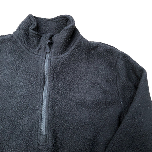 Mountain Warehouse Quarter Zip Black Fleece Size M