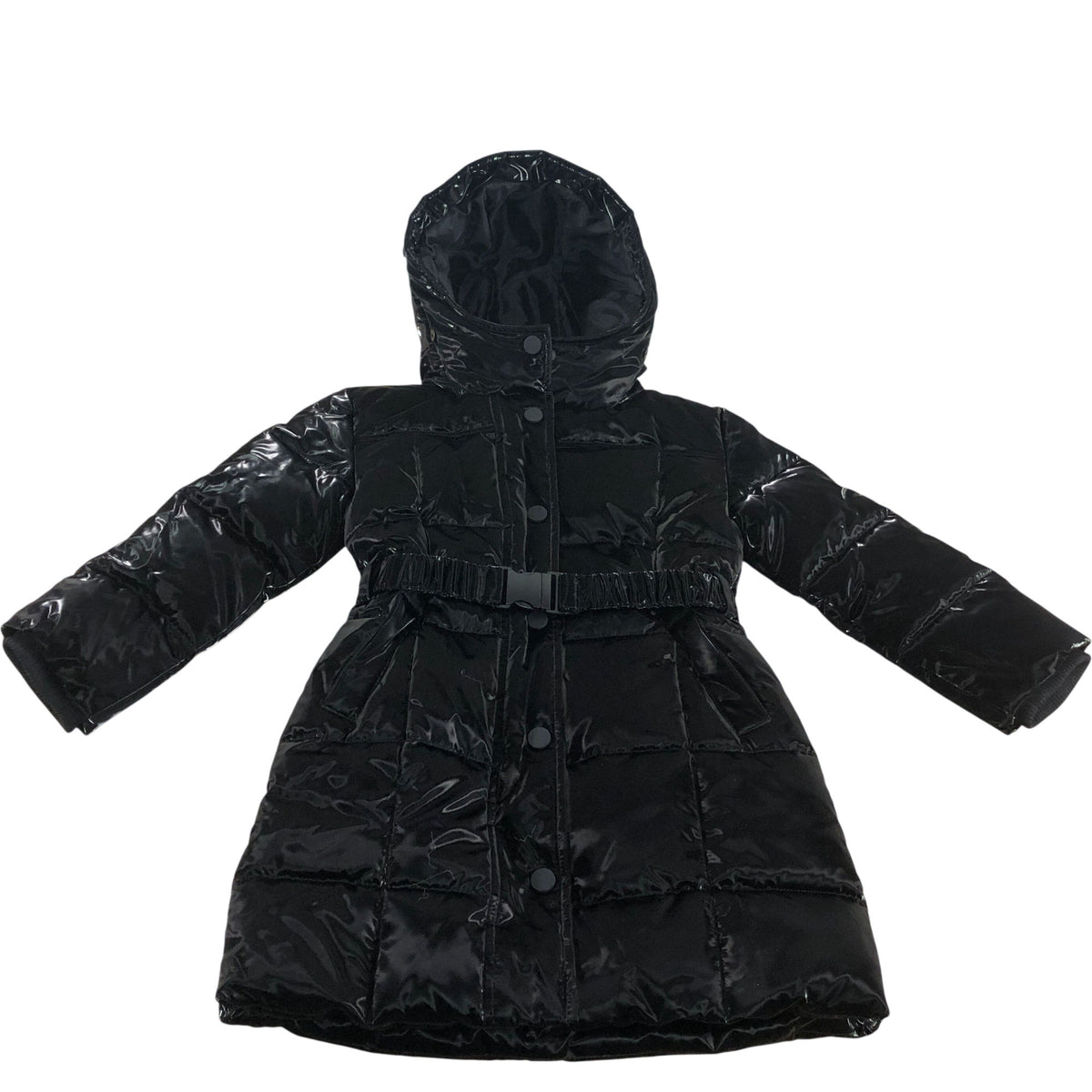 River Island Black Puffer Jacket UK2-3 Years Kids With Hood Waterproof
