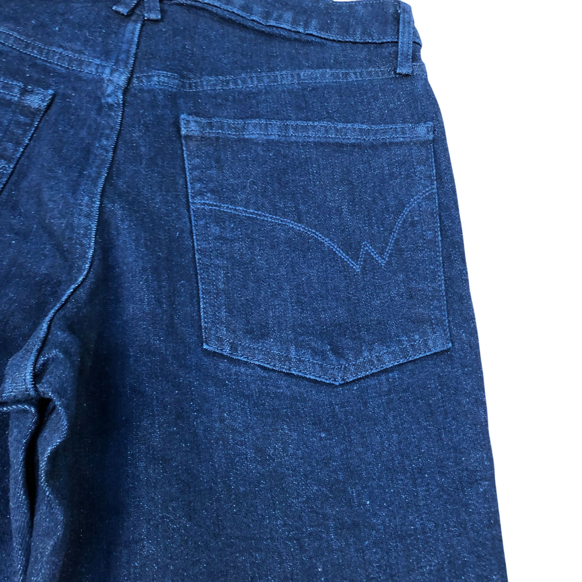 Dark Wash Straight Leg Jeans UK10R Women's 99 Cotton 1 Elastane