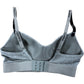 CALVIN KLEIN Sports Bra Small Grey Women's Comfortable Cotton Blend Design