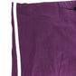 Yours Clothing Women's Purple Leggings With Side Stripes Cotton Blend