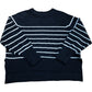 Rivers Island Striped Jumper Navy White Knit Sweater Size M