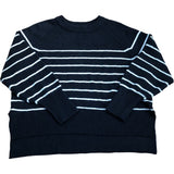 Rivers Island Striped Jumper Navy White Knit Sweater Size M