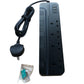 Toprek USB Power Strip 4 Outlets 2 USB-A Ports 1 USB-C Black 13A 3250W