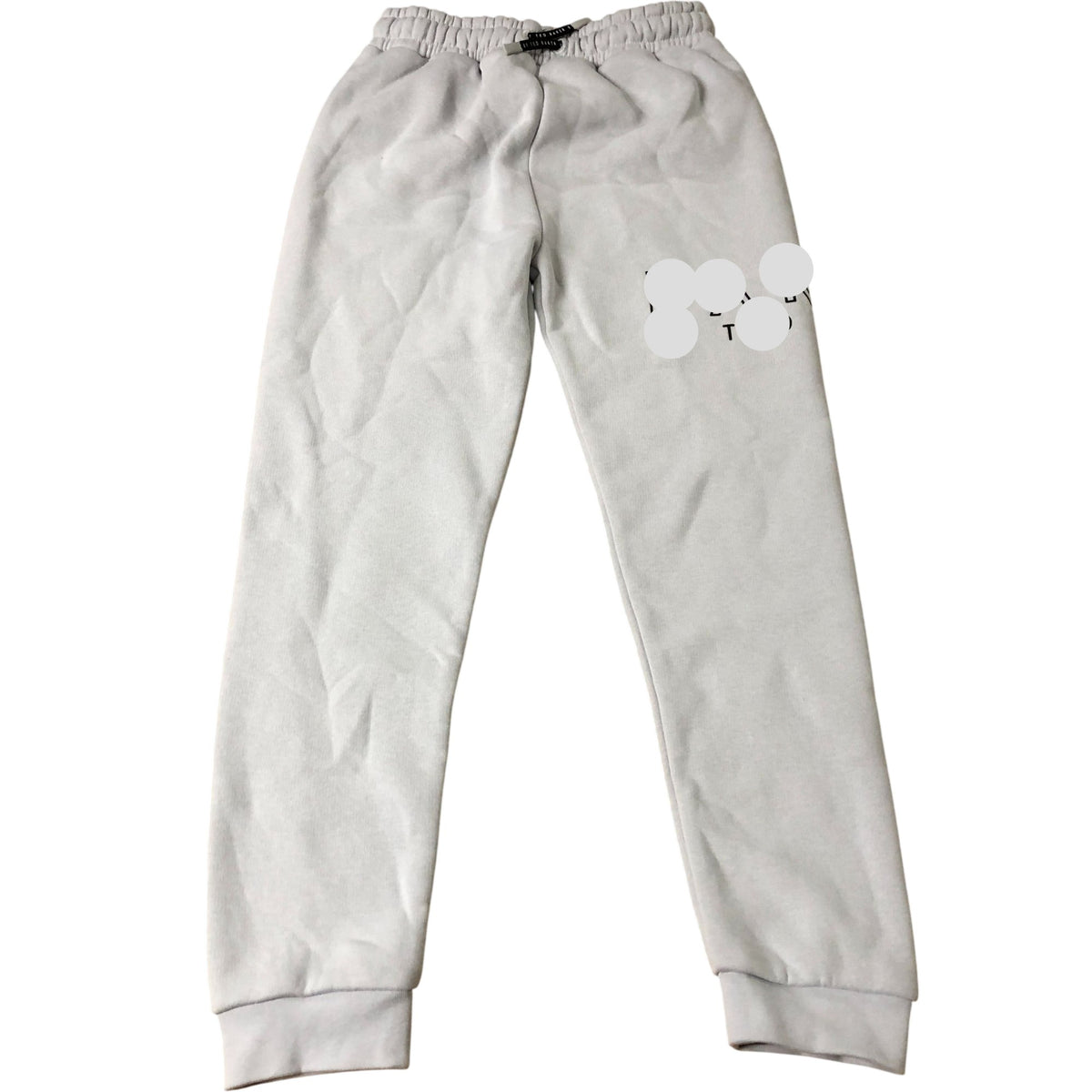 Kids Jogging Trousers Grey Soft Cotton Blend Activewear 10 Years