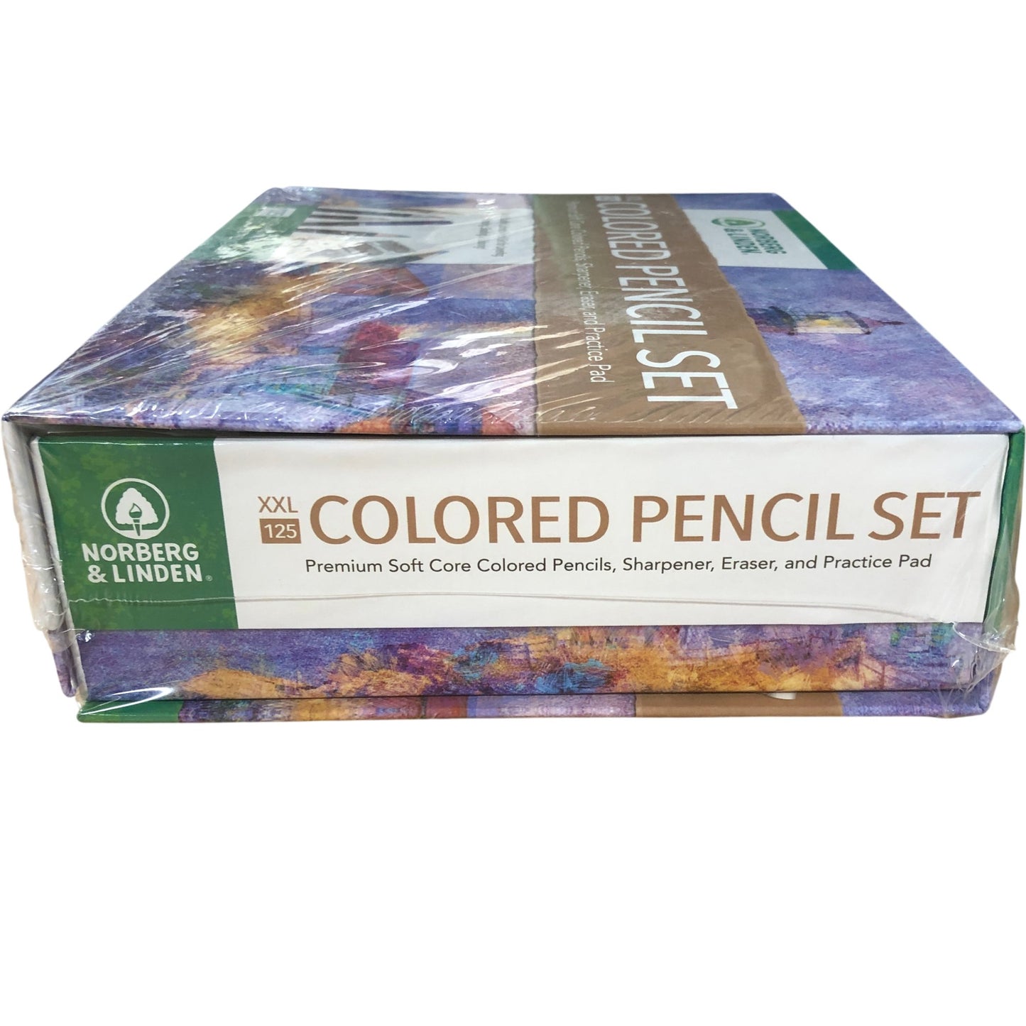 NORBERG & LINDEN XXL 125 Coloured Pencil Set Premium Soft Core Artist Quality