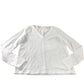 White Long Sleeve V Neck Top - Size 10