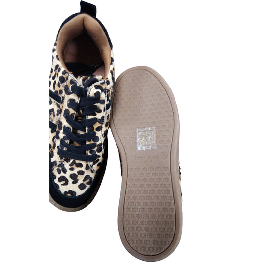 Leopard Print Trainers Women's Lightweight Casual Shoes Size UK 4 New