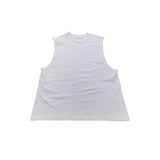 River Island Womens White Sleeveless Top Size XS Soft Cotton Activewear