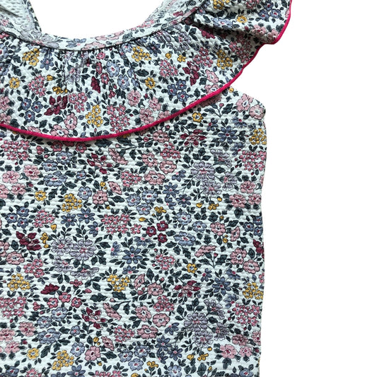 H&M Floral Swimwear 6-12 Months Baby Girls Ruffle Detail Swim Suit