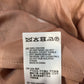 Demi Viscose Side Pleat Asymmetric Midi Dress in Nude UK12