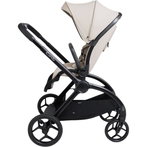iCandy Core 2 Pushchair Travel System Cream with Carrycot Sandstone