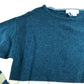 Ophia Stripe Jumper UK8 Women's Teal Multi Organic Cotton Sweater