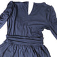Jumpsuit  Women's Navy Blue V Neck Casual 3/4 Sleeve UK Size 8