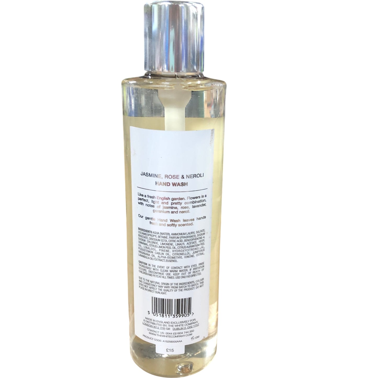 Branded Flowers Hand Wash Jasmine Rose Neroli 250ml Liquid Soap