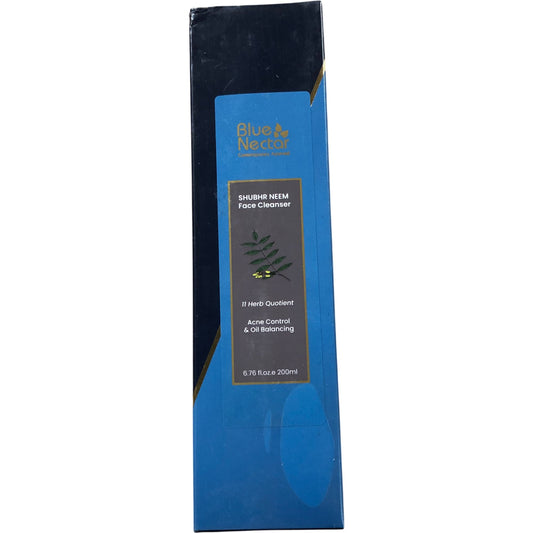 BLUE NECTAR SHUBHR NEEM Face Cleanser 200ml Acne Control Oil Balancing