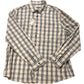 River Island Plaid Shirt S Men's Light Cotton Casual Shirt Blue White