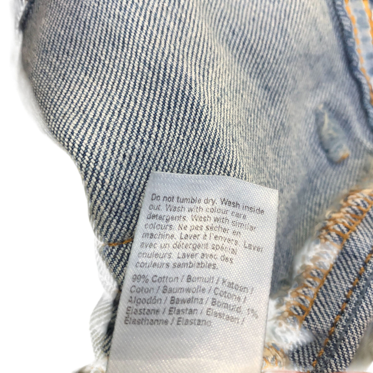River Island Relaxed  Flared Jeans Women's Light Blue Denim Casual UK8