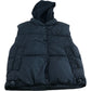 River Island Padded Hooded Vest UK7-8 Years Kids Black Outerwear