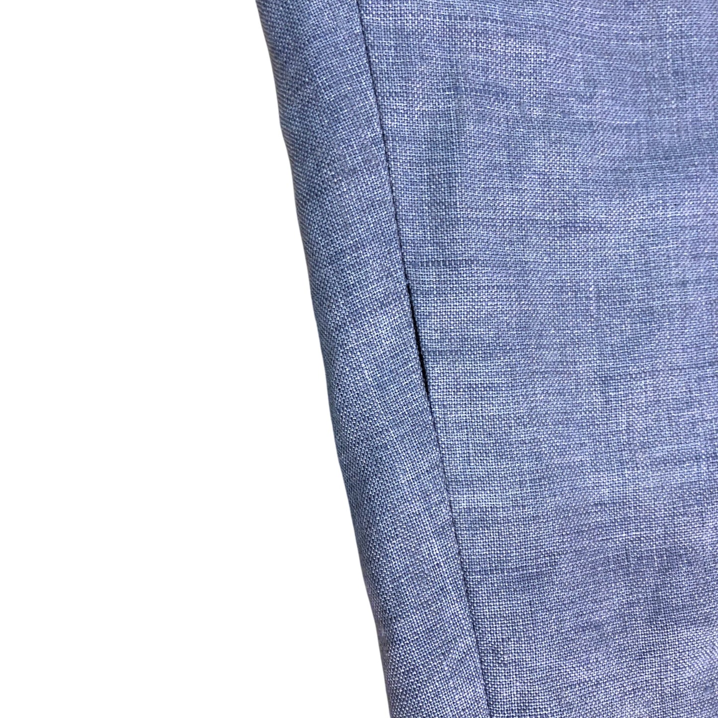 Reiss Warner Linen Slim Mixer T Trousers 34 Inch Men's Airforce Blue