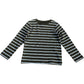 Kids Long Sleeve Khaki & White Striped Top 5-6 Years