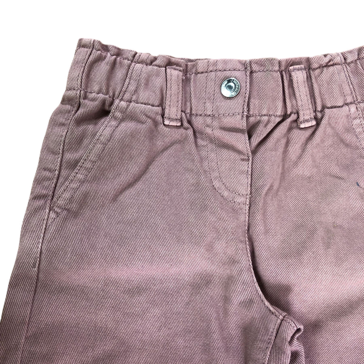 Girls Pink Barrel Leg Jeans