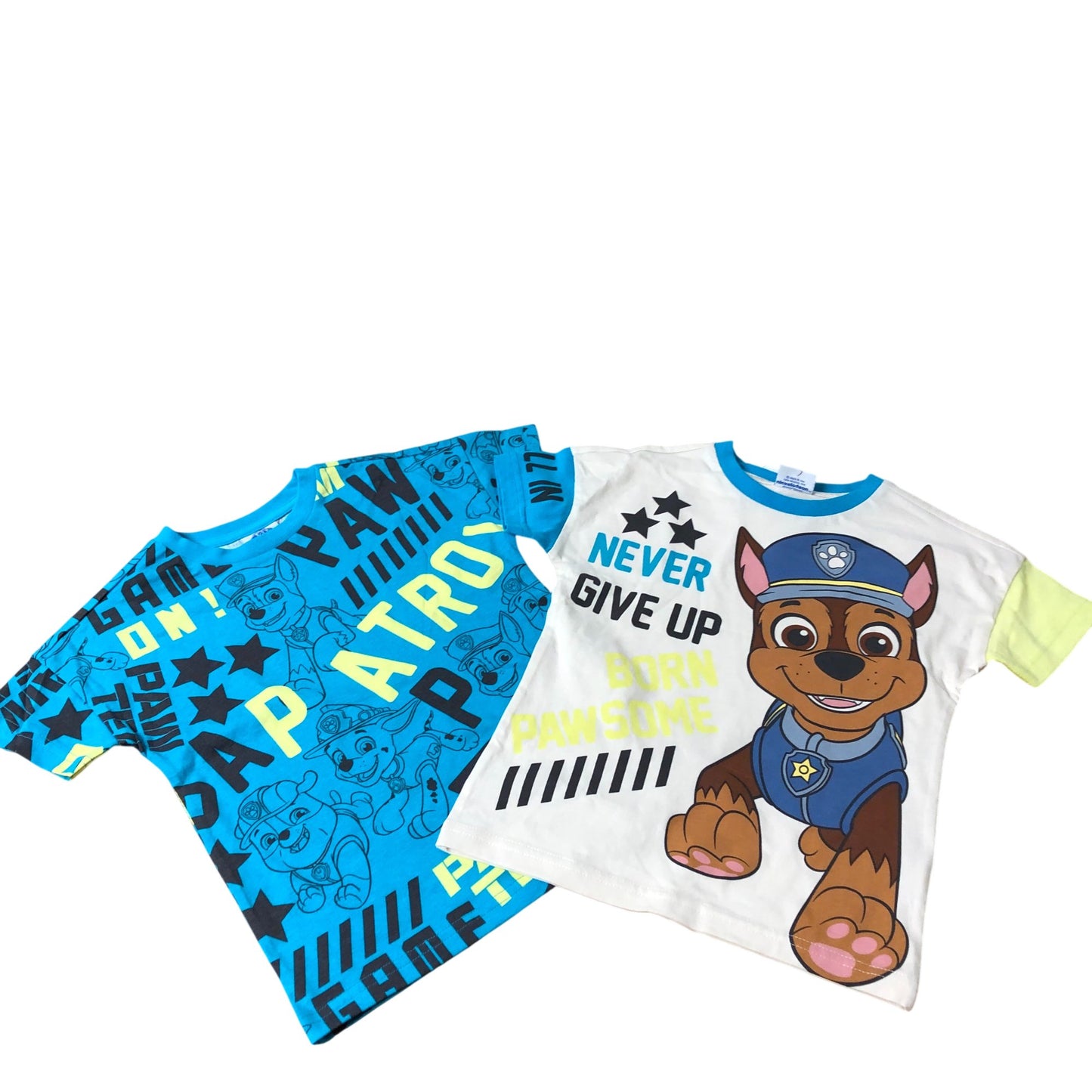 Paw Patrol T-Shirts Kids Cotton Multi-Colour Pack Size 3-4 Years