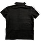 BOSS Slim Fit Polo Shirt Black Boys Short Sleeve Green Stripe 5 Years