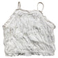 River Island Girls White Ruffled Crop Top 7-8 Years Sleeveless Summer Style