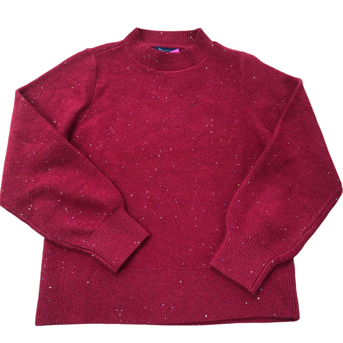 Crew Clothing Company Red Sparkle Sweater Size 12