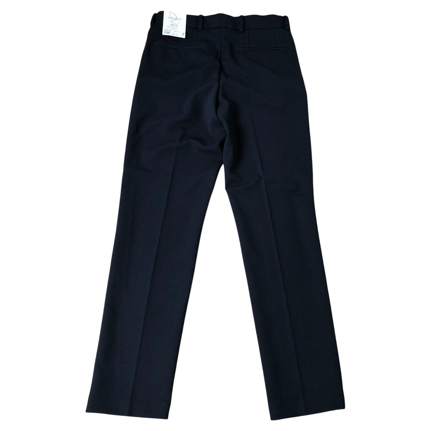 River Island W28 L32 Slim Fit Trousers Men Navy Formal Pants