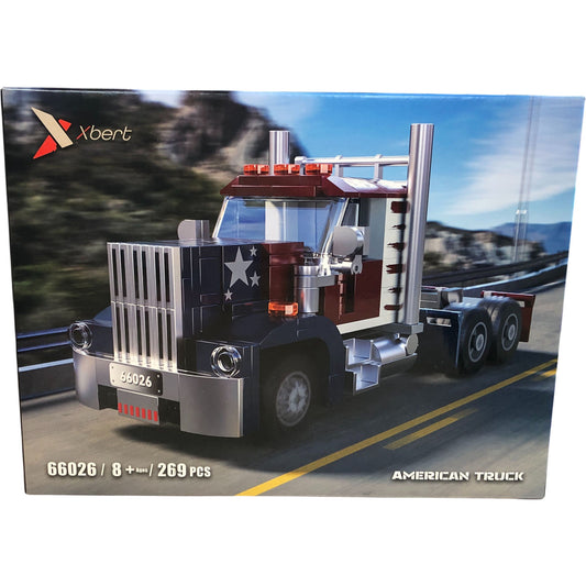 Xbert 66026 American Truck Building Set 269 Pcs Construction Toy 8 Years+