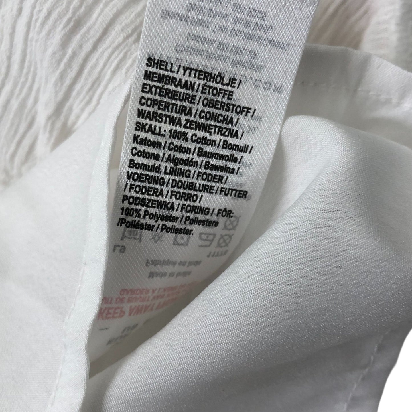 River Island Girls Frill Detail Dress White Summer Style Dress 6 Years