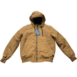 LFTMAN Men's Activewear Track Jacket Medium Brown Hooded Jacket