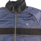Converse All Star Track Jacket XL Men's Blue Polka Dot Zip Up Activewear Hoodie