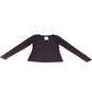 Branded Burgundy V Neck Layering Top - Size 8