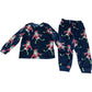 Kids Christmas Santa Frog Pyjama Set