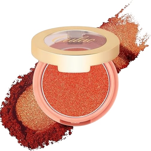 Oulac Blush Mono Frost F10 Tangerine Tango 4.8g Silky Buildable Colour Makeup