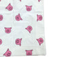 Percy Pig Print Cotton Tote Bag