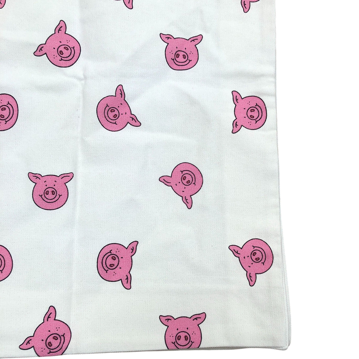 Percy Pig Print Cotton Tote Bag