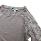River Island Three Top Set Black Lace Pink Relaxed Size 8