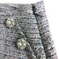 River Island Tweed Shorts UK Large Women's