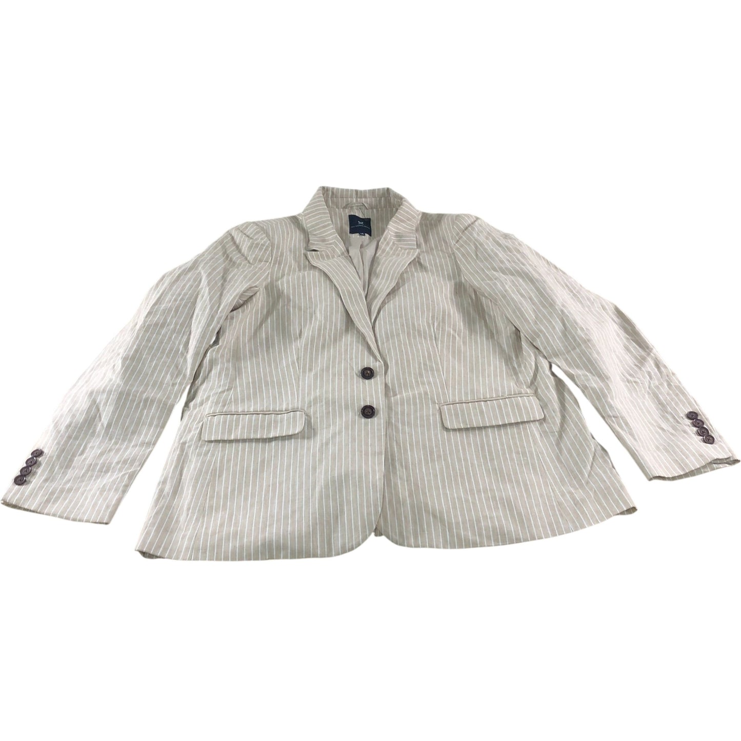 Crew Clothing Company Blazer UK16 Women's Striped Lightweight Casual Jacket