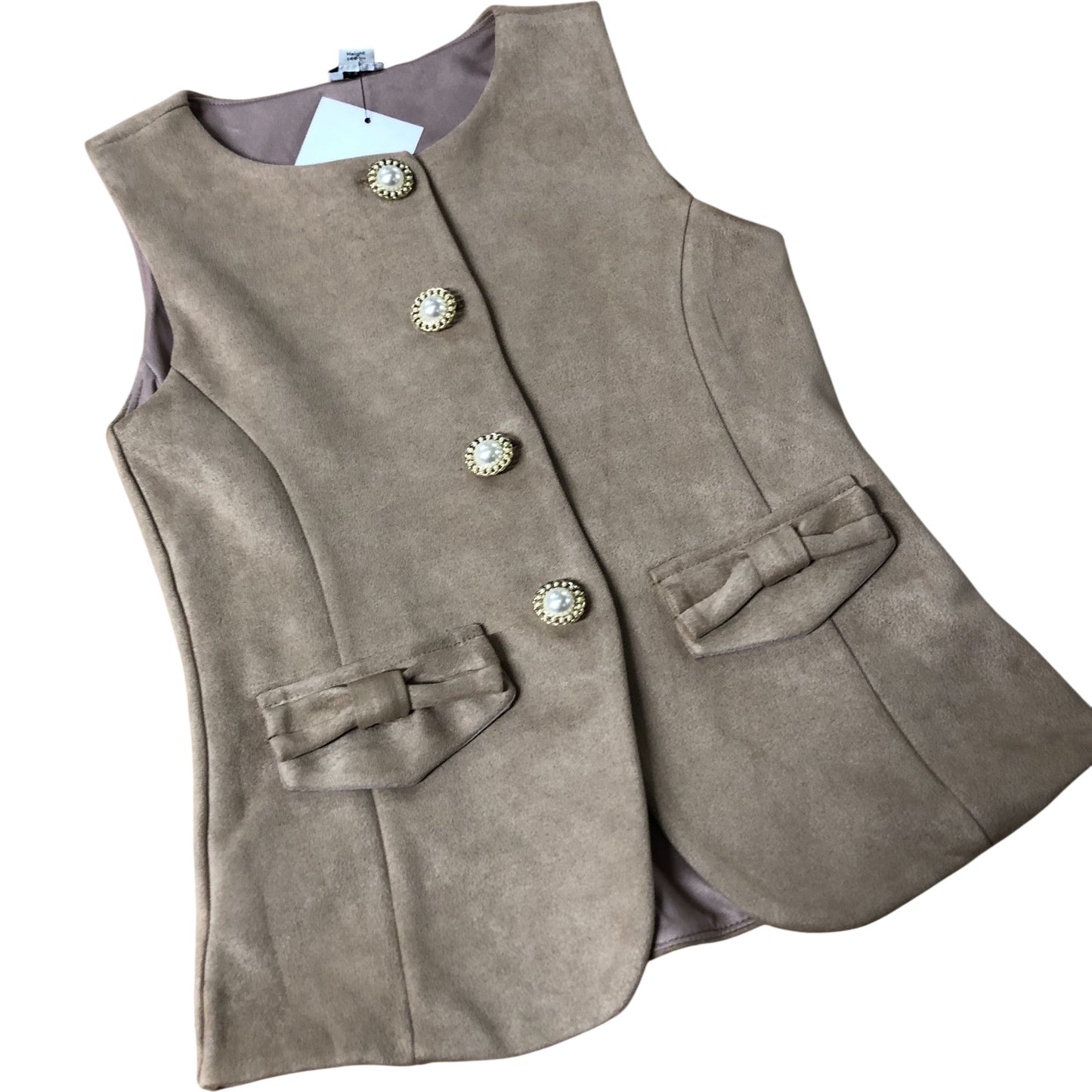 River Island Girl's Sleeveless Button Vest 11 Years