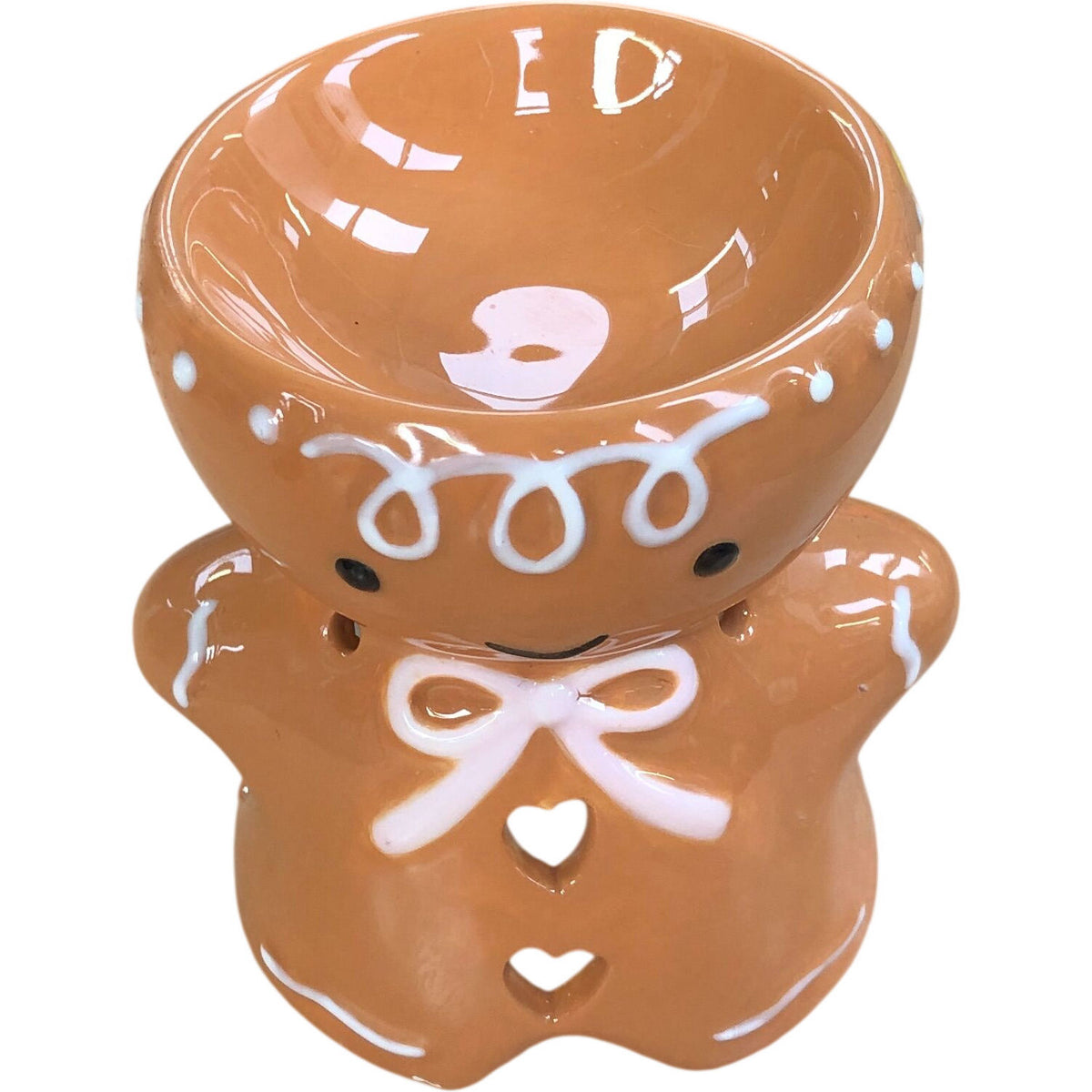 Cute Gingerbread Man Candle Warmer Ceramic Oil Burner