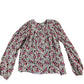 Rivers Island Floral Blouse UK11-12yrs Girls Casual Long Sleeve Pink Top