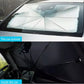 ATHRZ Car Windscreen Sun Shade Umbrella Foldable Easy To Use Blocks UV Rays