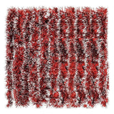 Red Tinsel Glitter Christmas Garland
